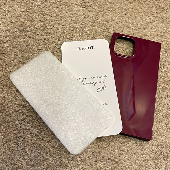 Flaunt Maroon Phone Case - Picture 1 of 6